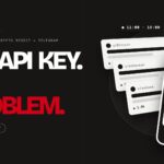 WhatTheWeb banner reading No API key. No problem. with Reddit post cards flowing into a phone showing a Telegram crypto digest