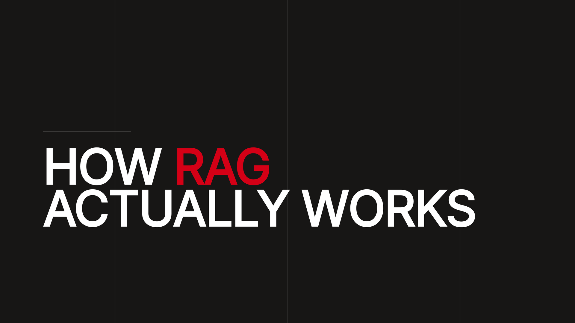 an easy guide for building rag pipeline for non technical people.