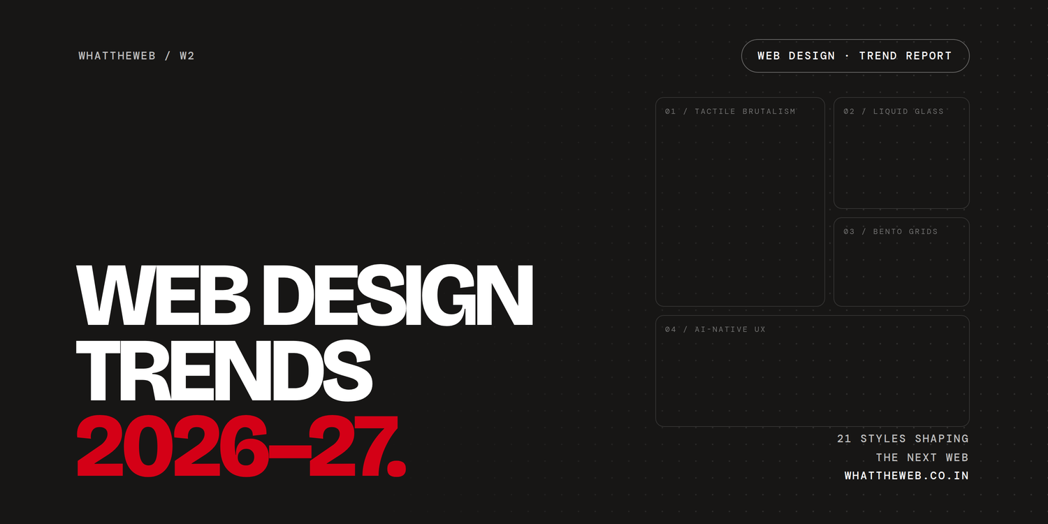 Web design trends 2026-27 reference board for avoiding AI slop UI